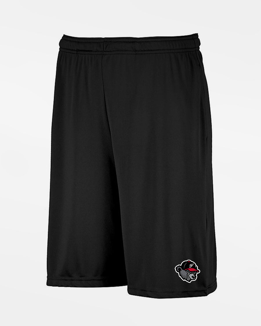 Russell Athletic Stretch-Performance Short mit Taschen "Freising Grizzlies", Bear, schwarz-DIAMOND PRIDE