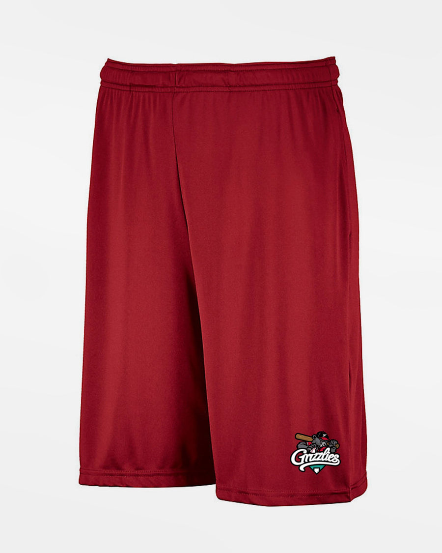 Russell Athletic Stretch-Performance Short mit Taschen "Freising Grizzlies", Primary Logo, rot-DIAMOND PRIDE