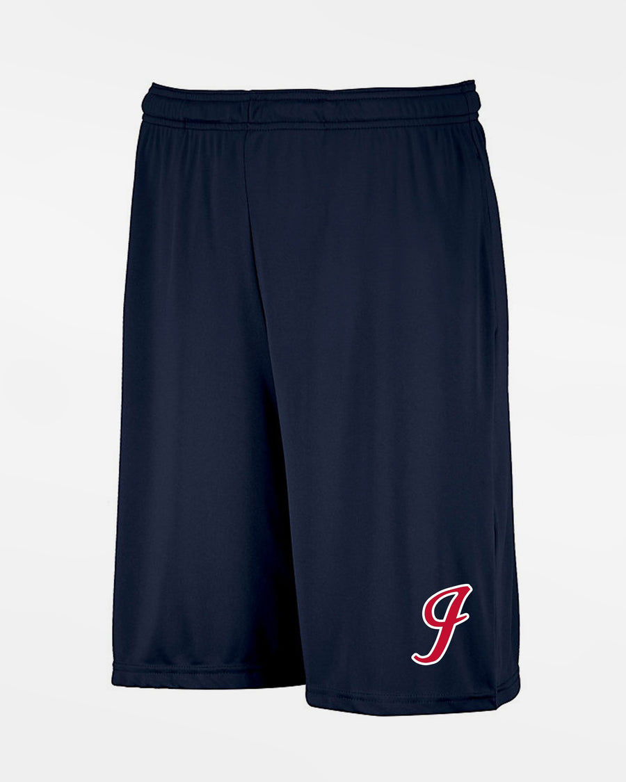 Russell Athletic Stretch-Performance Short mit Taschen "Gauting Indians", Logo, navy blau-DIAMOND PRIDE