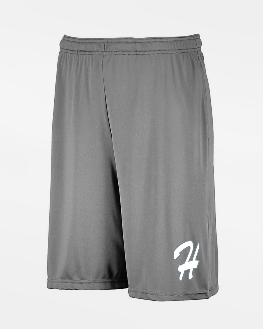 Russell Athletic Stretch-Performance Short mit Taschen "Gramastetten Highlanders", grau-DIAMOND PRIDE