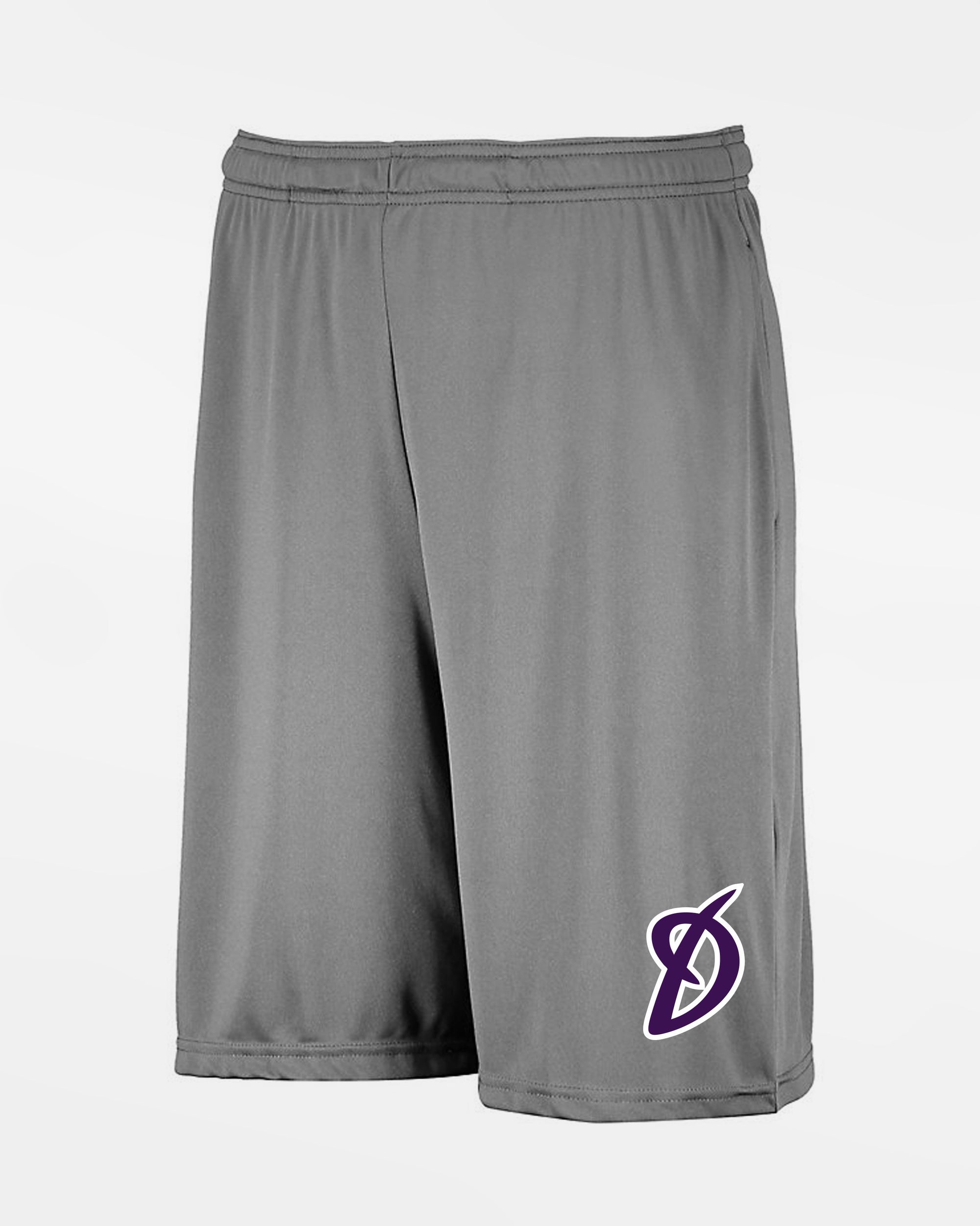Russell Athletic Stretch-Performance Short mit Taschen "Munich-Haar Disciples", grau-DIAMOND PRIDE