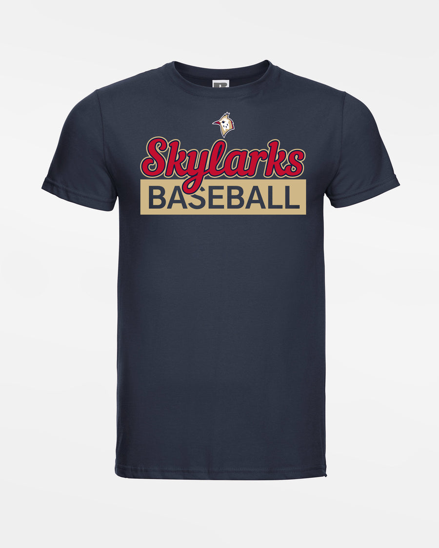 Russell Basic T-Shirt "Berlin Skylarks", U-10 / U-12 / 2025, Baseball, navy blau - SONDERPREIS-DIAMOND PRIDE