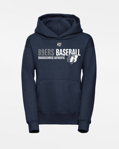 Russell Kids Basic Hoodie "Braunschweig 89ers", Script, navy blau-DIAMOND PRIDE