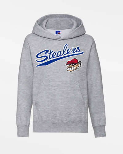 Russell Kids Basic Hoodie "Hamburg Stealers", Script & Head, heather grau-DIAMOND PRIDE