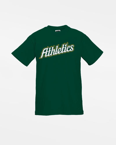 Russell Kids Basic T-Shirt "Attnang Athletics", Script, dunkelgrün-DIAMOND PRIDE