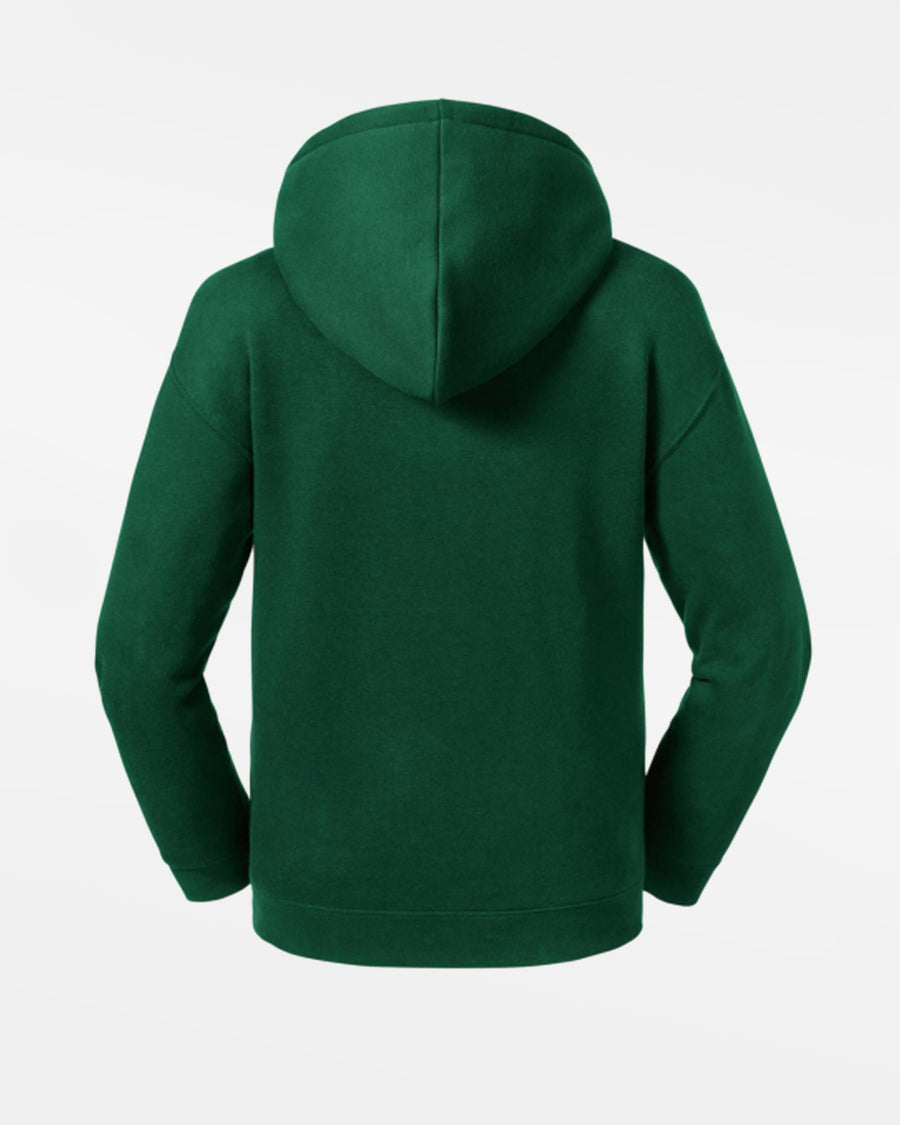Russell Kids Premium Heavy Hoodie „Kufstein Vikings“, Script, dunkelgrün-DIAMOND PRIDE