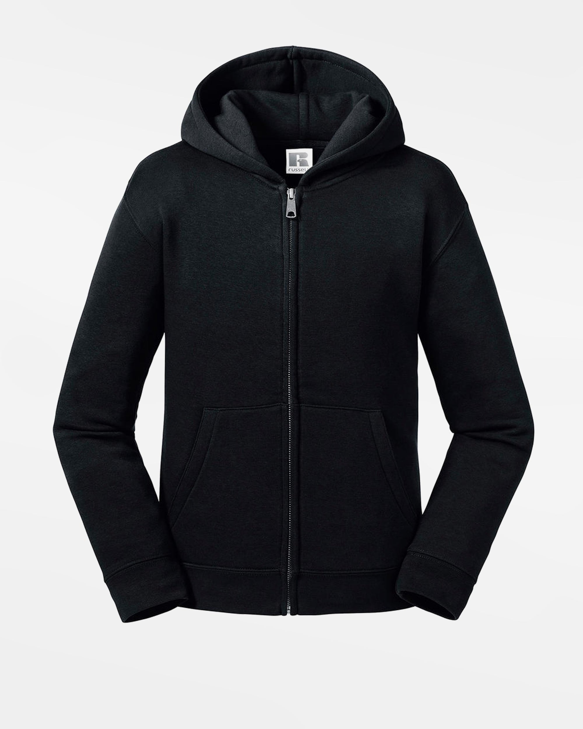 Russell Kids Premium Heavy Zip-Hoodie "Hard Bulls", schwarz-DIAMOND PRIDE