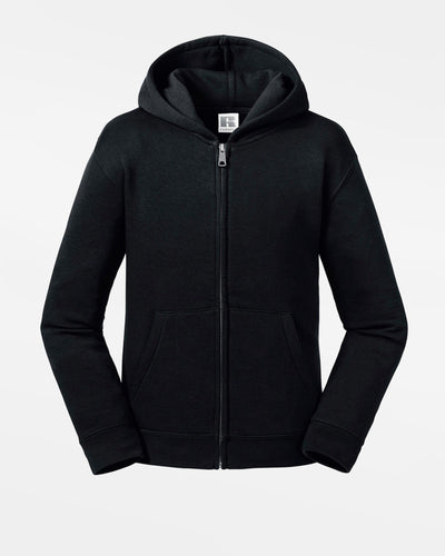 Russell Kids Premium Heavy Zip-Hoodie "Hard Bulls", schwarz-DIAMOND PRIDE