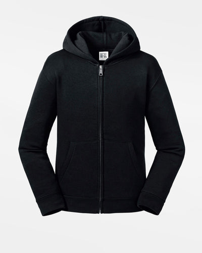 Russell Kids Premium Heavy Zip-Hoodie, schwarz-DIAMOND PRIDE