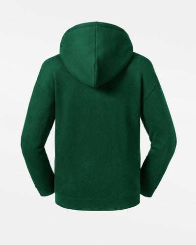 Russell Kids Premium Heavy Zip-Hoodie „Kufstein Vikings“, Crest, dunkelgrün-DIAMOND PRIDE