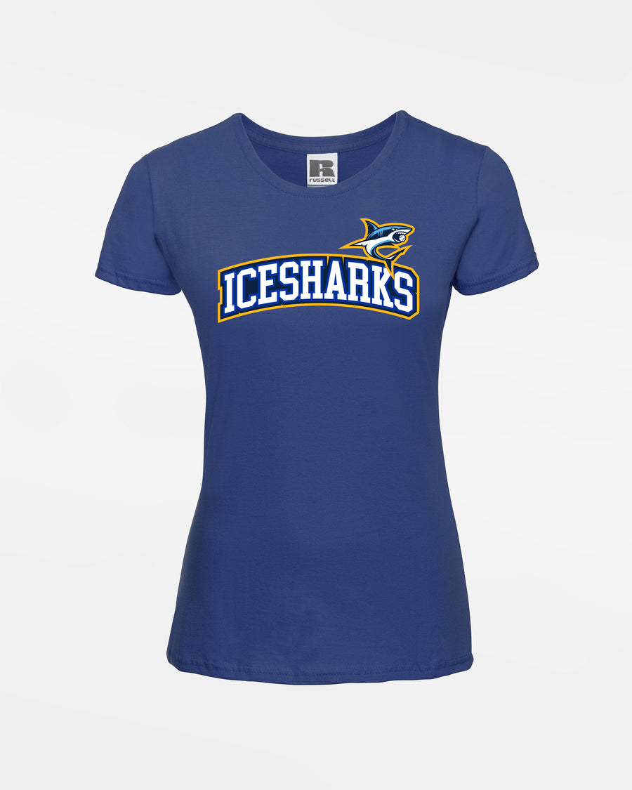 Russell Ladies Basic T-Shirt "Altdorf Icesharks", Script & Shark, royal blau-DIAMOND PRIDE