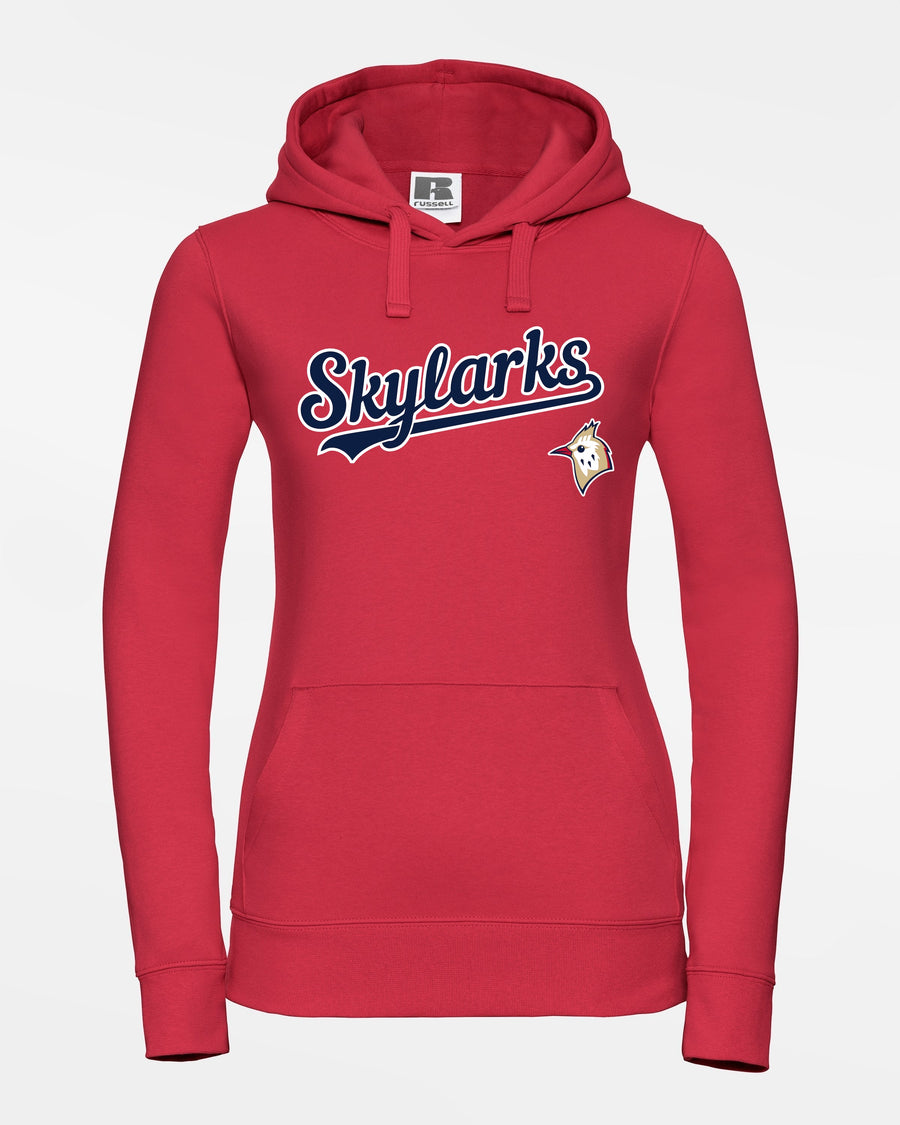 Russell Ladies Premium Heavy Hoodie "Berlin Skylarks", Script & Bird, rot-DIAMOND PRIDE