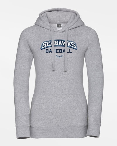 Russell Ladies Premium Heavy Hoodie "Kiel Seahawks", Baseball & Eyes, heather grau-DIAMOND PRIDE