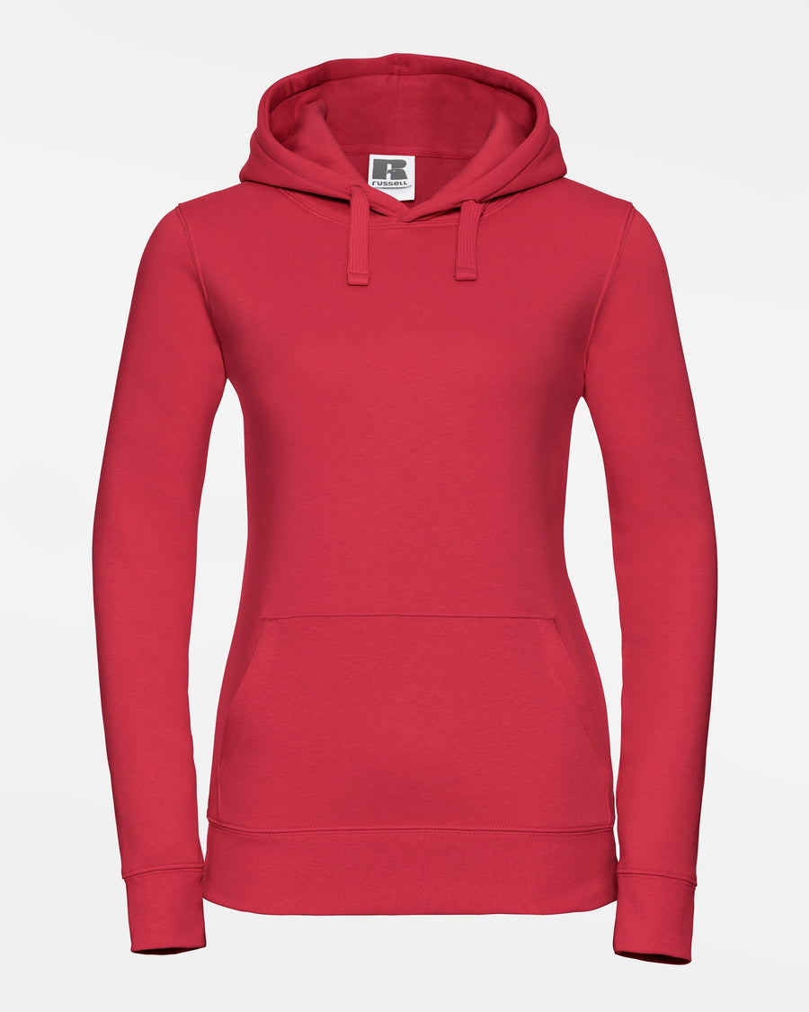 Russell Ladies Premium Heavy Hoodie "Hard Bulls", rot-DIAMOND PRIDE
