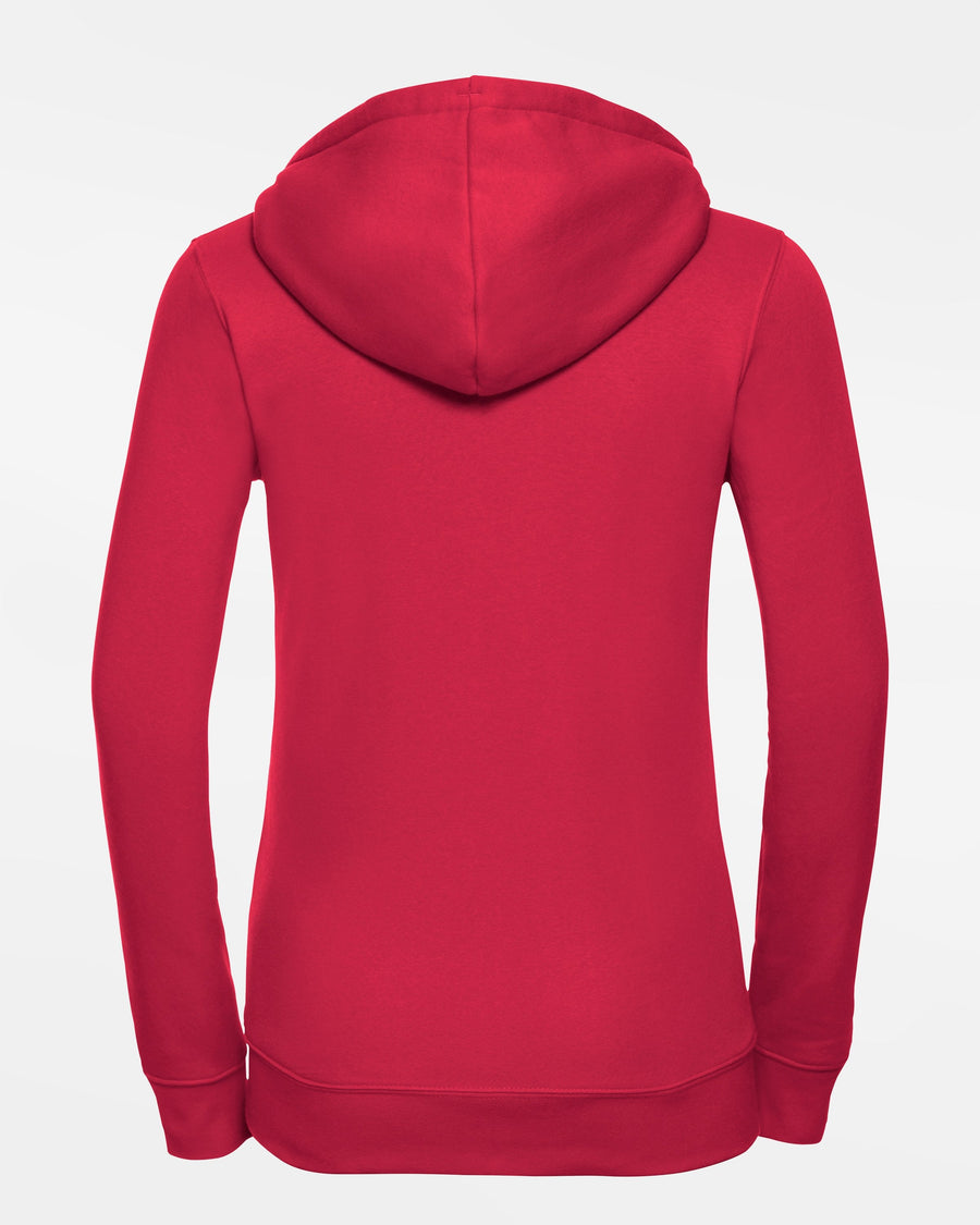 Russell Ladies Premium Heavy Zip-Hoodie "Hard Bulls", rot-DIAMOND PRIDE