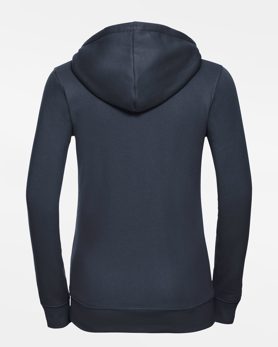 Russell Ladies Premium Heavy Zip-Hoodie "Munich Caribes", Palme, navy blau-DIAMOND PRIDE