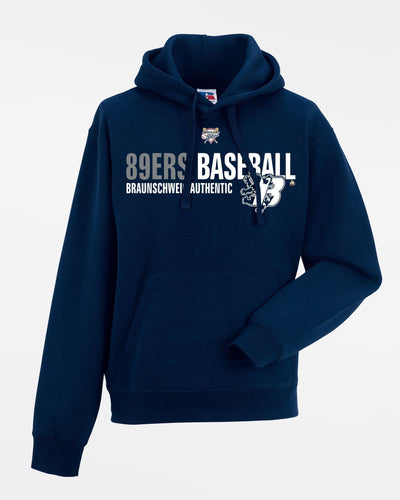 Russell Premium Heavy Hoodie "Braunschweig 89ers", Script, navy blau-DIAMOND PRIDE