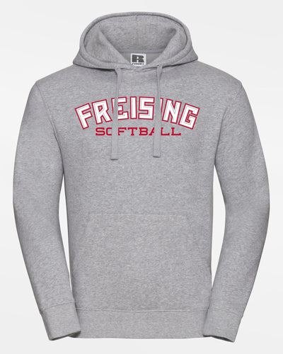 Russell Premium Heavy Hoodie "Freising Grizzlies, Softball, heather grau-DIAMOND PRIDE