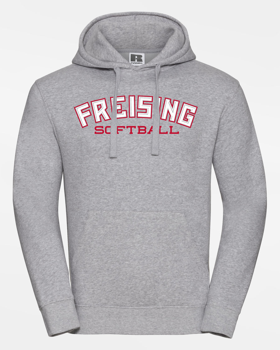 Russell Premium Heavy Hoodie "Freising Grizzlies, Softball, heather grau-DIAMOND PRIDE