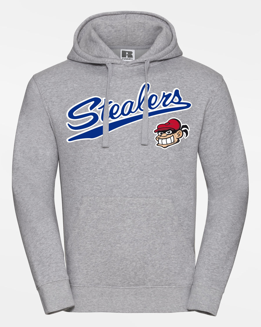 Russell Premium Heavy Hoodie "Hamburg Stealers", Script & Head, heather grau-DIAMOND PRIDE