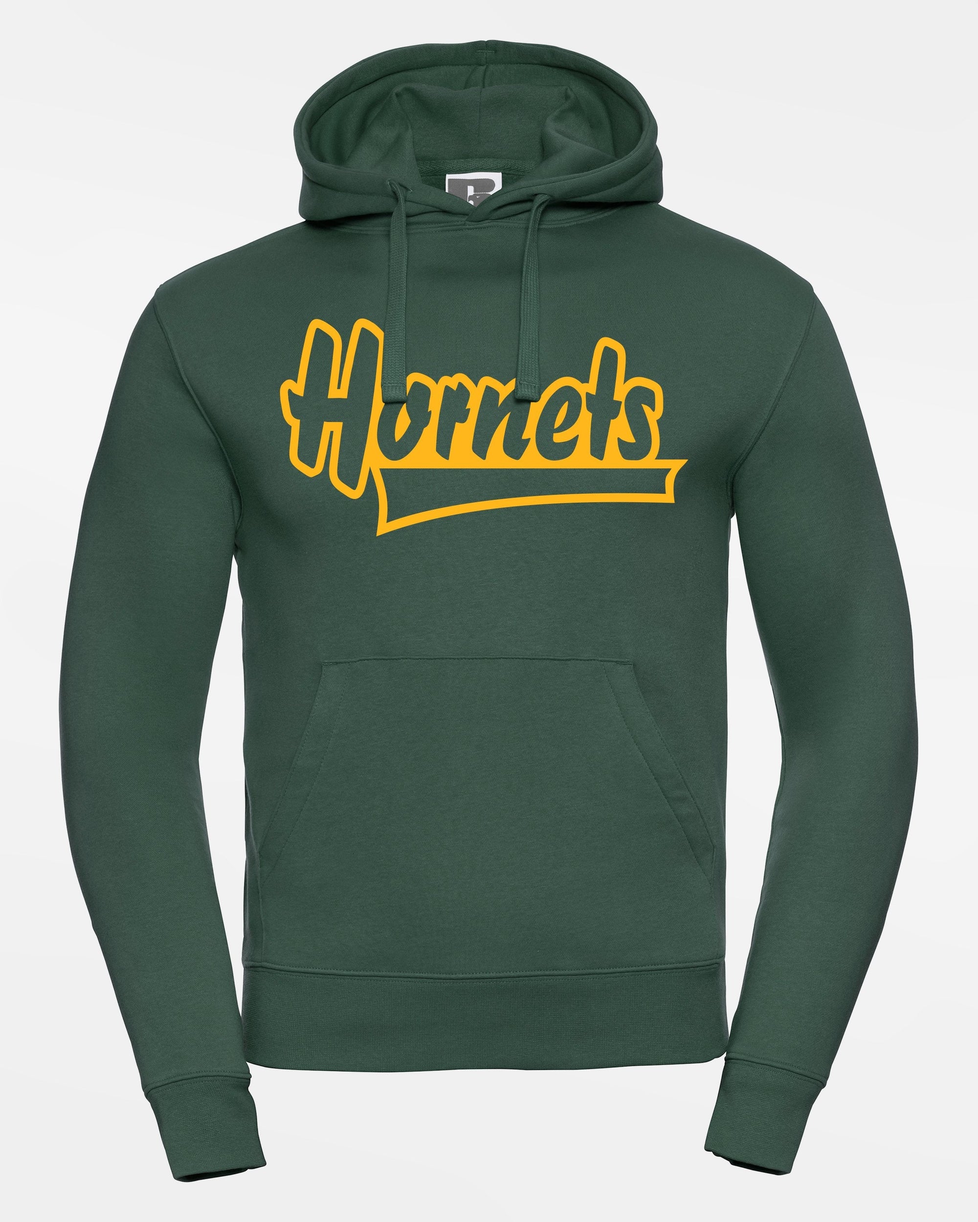 Russell Premium Heavy Hoodie "Saarlouis Hornets", Hornets, dunkelgrün-DIAMOND PRIDE
