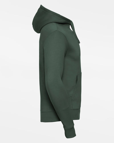 Russell Premium Heavy Hoodie „Kufstein Vikings“, Script, dunkelgrün-DIAMOND PRIDE