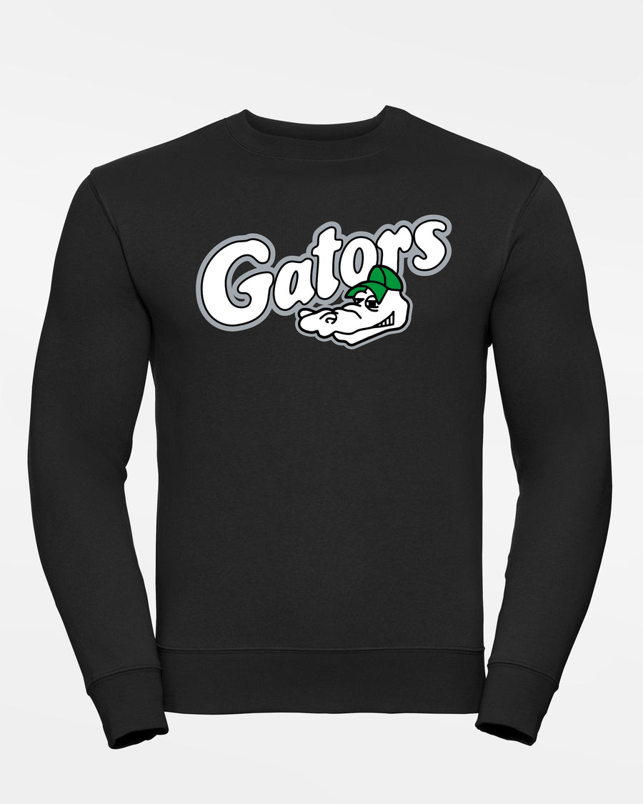 Russell Premium Heavy Sweater "Augsburg Gators", Gators & Head, schwarz-DIAMOND PRIDE