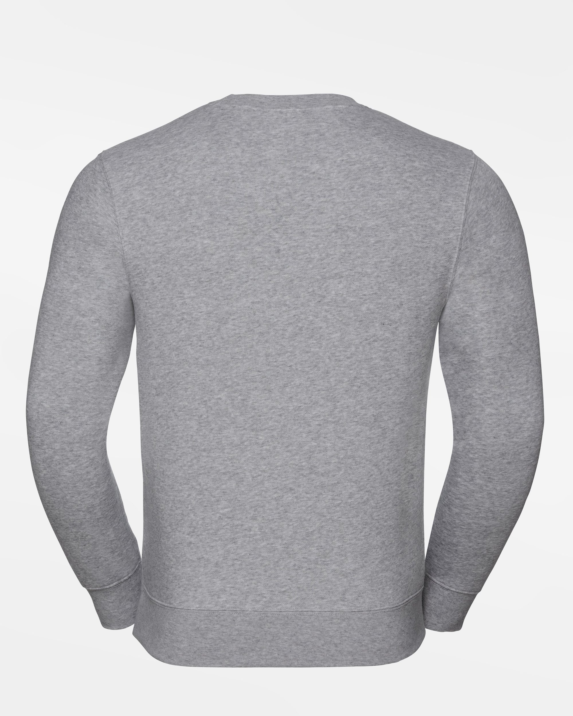 Russell Premium Heavy Sweater "Wesseling Vermins", V & Baseball, heather grau-DIAMOND PRIDE