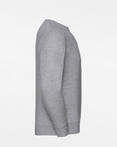 Russell Premium Heavy Sweater "Wesseling Vermins", V & Baseball, heather grau-DIAMOND PRIDE