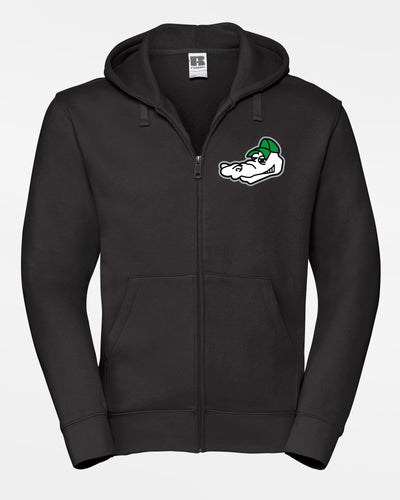 Russell Premium Heavy Zip-Hoodie "Augsburg Gators", Head, schwarz-DIAMOND PRIDE