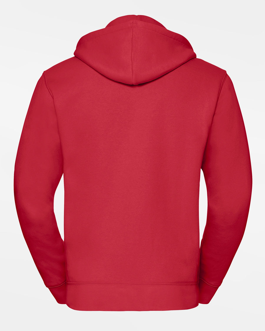 Russell Premium Heavy Zip-Hoodie "Hard Bulls", rot-DIAMOND PRIDE