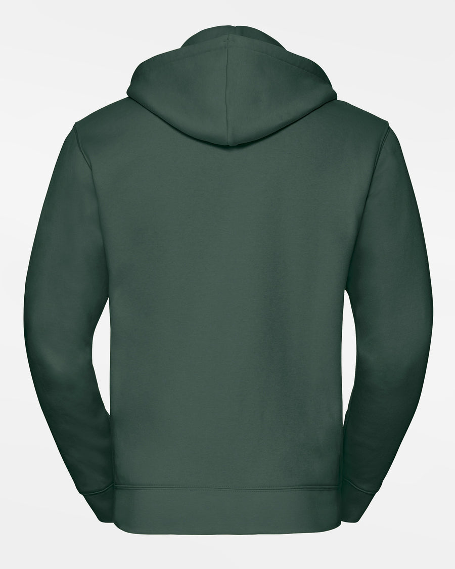 Russell Premium Heavy Zip-Hoodie "Grünwald Jesters", Crest, dunkelgrün-DIAMOND PRIDE