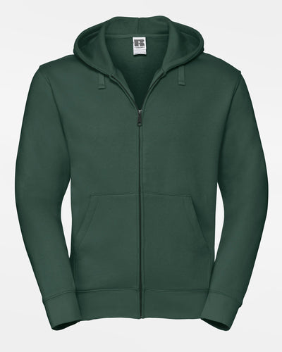 Russell Premium Heavy Zip-Hoodie, dunkelgrün-DIAMOND PRIDE