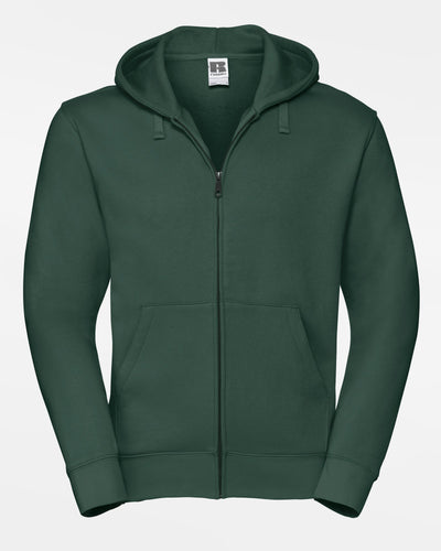Russell Premium Heavy Zip-Hoodie, dunkelgrün-DIAMOND PRIDE