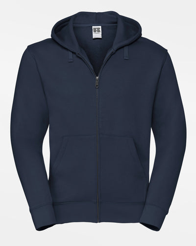 Russell Premium Heavy Zip-Hoodie, navy blau-DIAMOND PRIDE