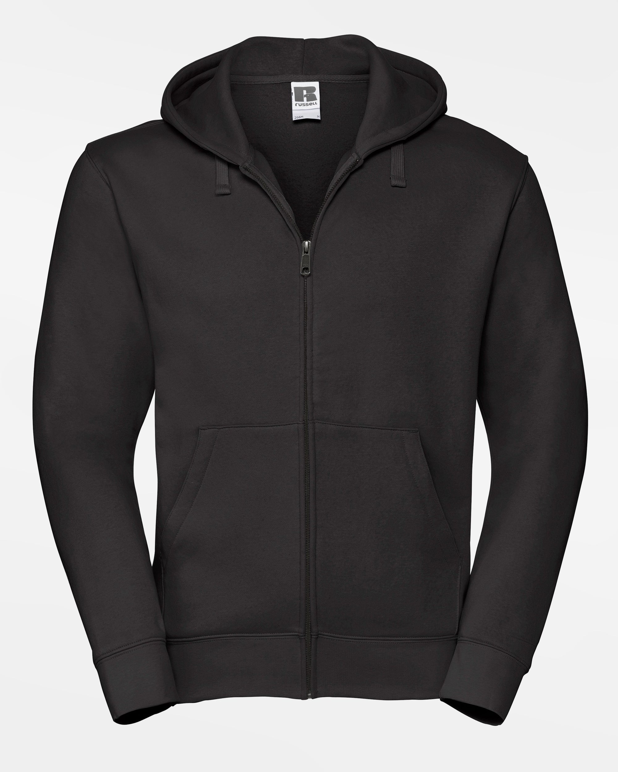 Russell Premium Heavy Zip-Hoodie, schwarz-DIAMOND PRIDE
