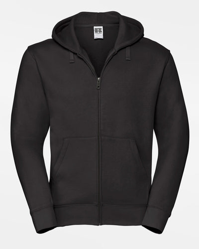 Russell Premium Heavy Zip-Hoodie, schwarz-DIAMOND PRIDE