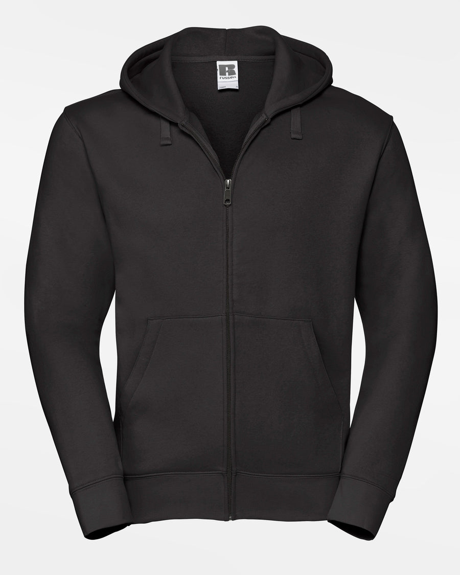 Russell Premium Heavy Zip-Hoodie, schwarz-DIAMOND PRIDE