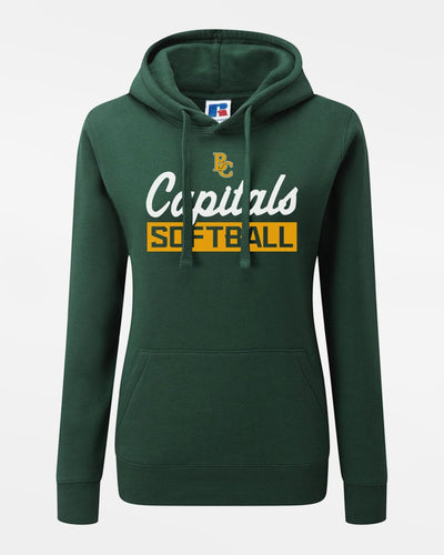 Russell Premium Ladies Heavy Hoodie "Bonn Capitals", Softball, dunkelgrün-DIAMOND PRIDE