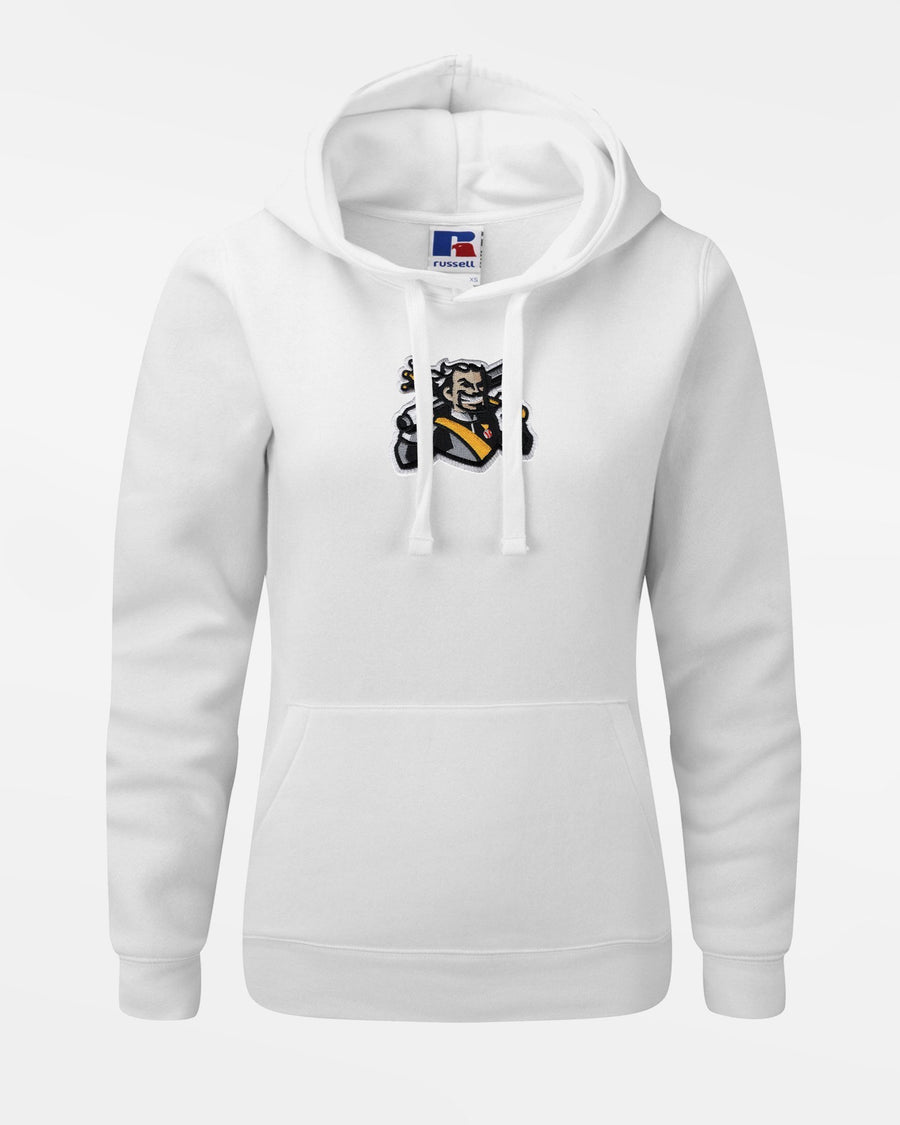 Russell Premium Ladies Heavy Hoodie "Füssen Royal Bavarians", Portrait, weiss-DIAMOND PRIDE