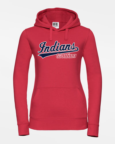 Russell Premium Ladies Heavy Hoodie "Gauting Indians", Script, rot-DIAMOND PRIDE