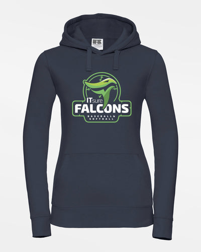 Russell Premium Ladies Heavy Hoodie "IT SURE FALCONS", navy blau-DIAMOND PRIDE