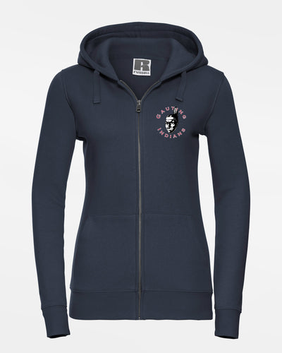 Russell Premium Ladies Heavy Zip-Hoodie "Gauting Indians", Crest, navy blau-DIAMOND PRIDE