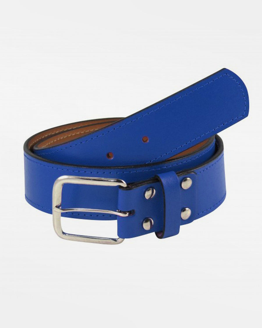TCK Baseball Gürtel "Adult", Leder, royal blau-DIAMOND PRIDE