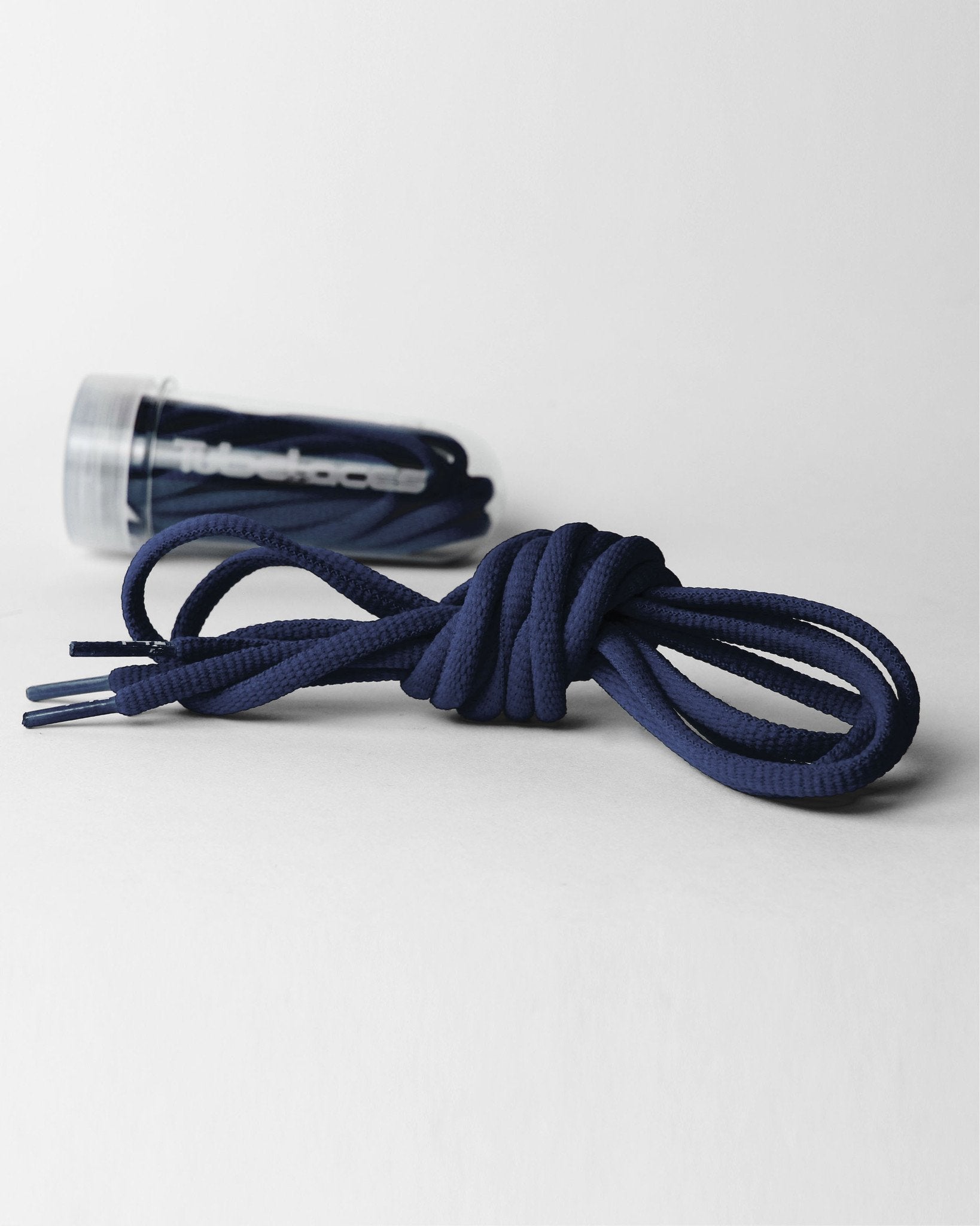 Tube Laces Padded, 130cm, navy blau-DIAMOND PRIDE