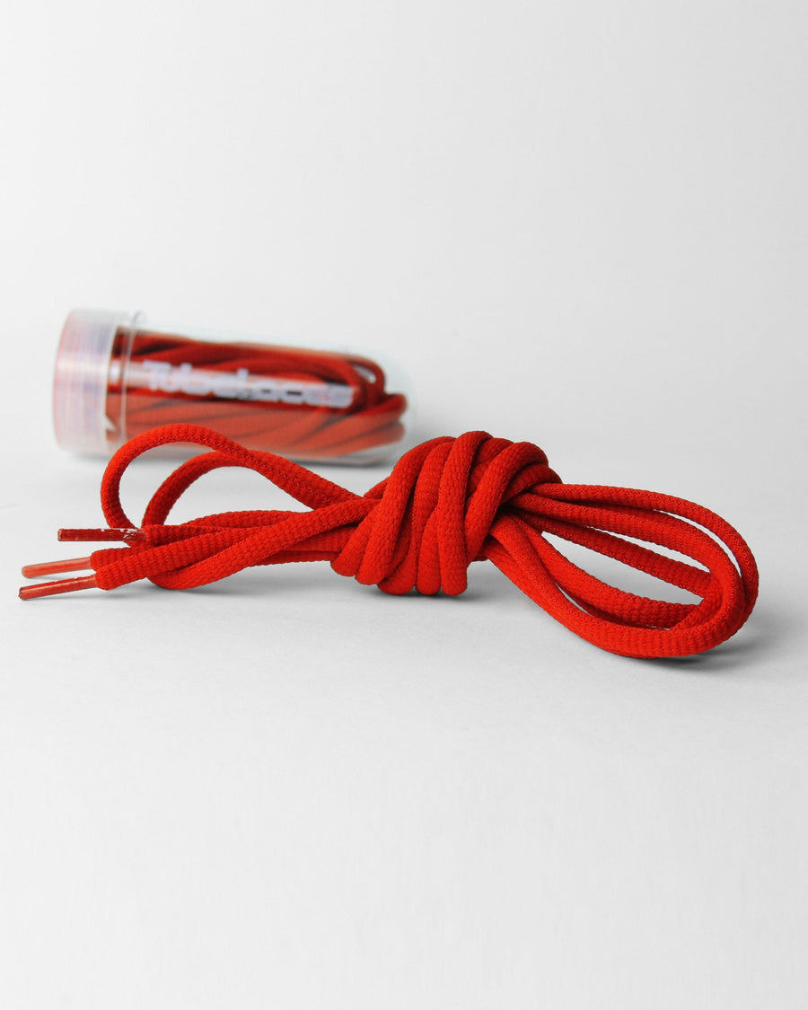 Tube Laces Padded, 130cm, rot-DIAMOND PRIDE