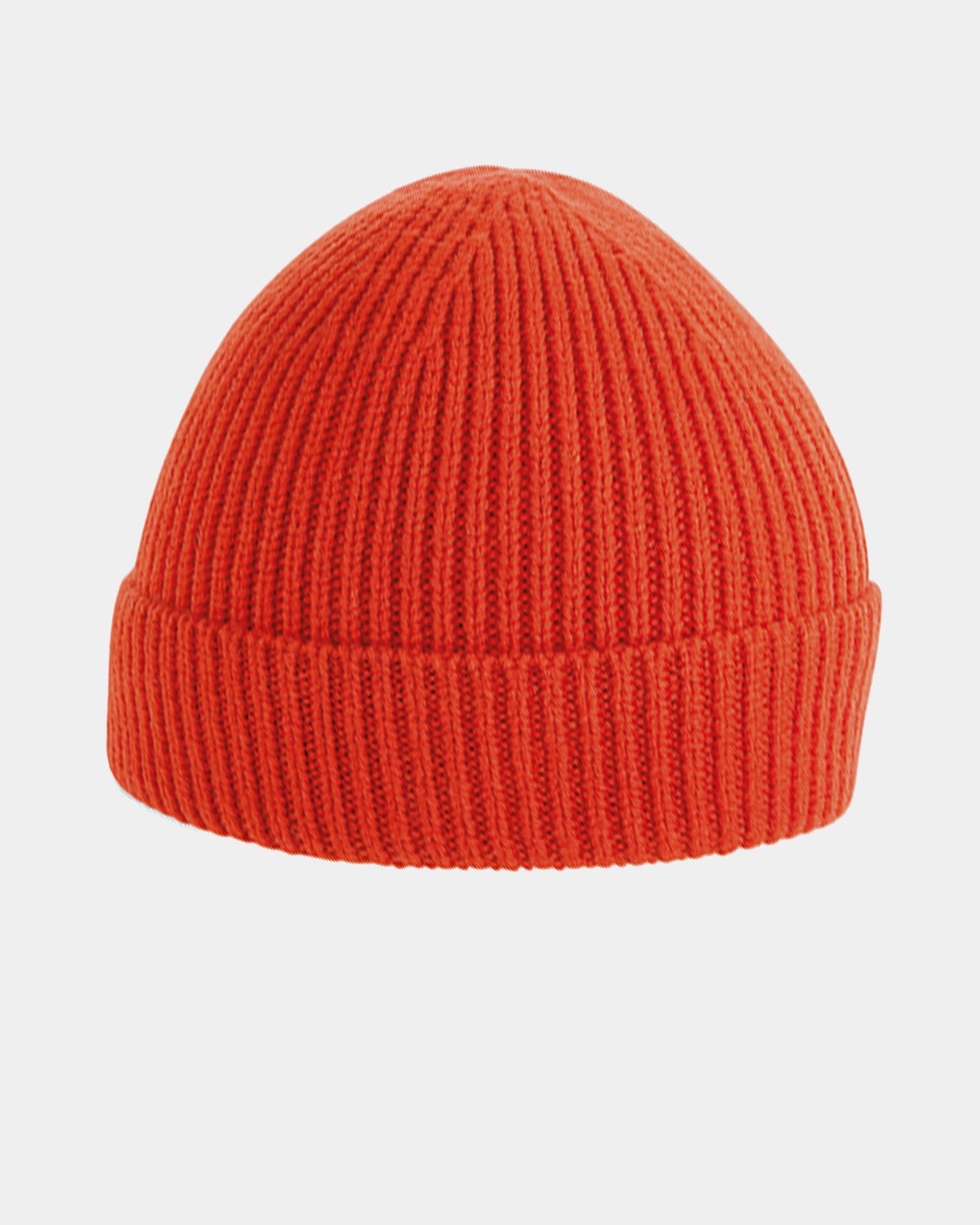 Diamond Pride Basic Knit-Ribbed Beanie, rot-DIAMOND PRIDE