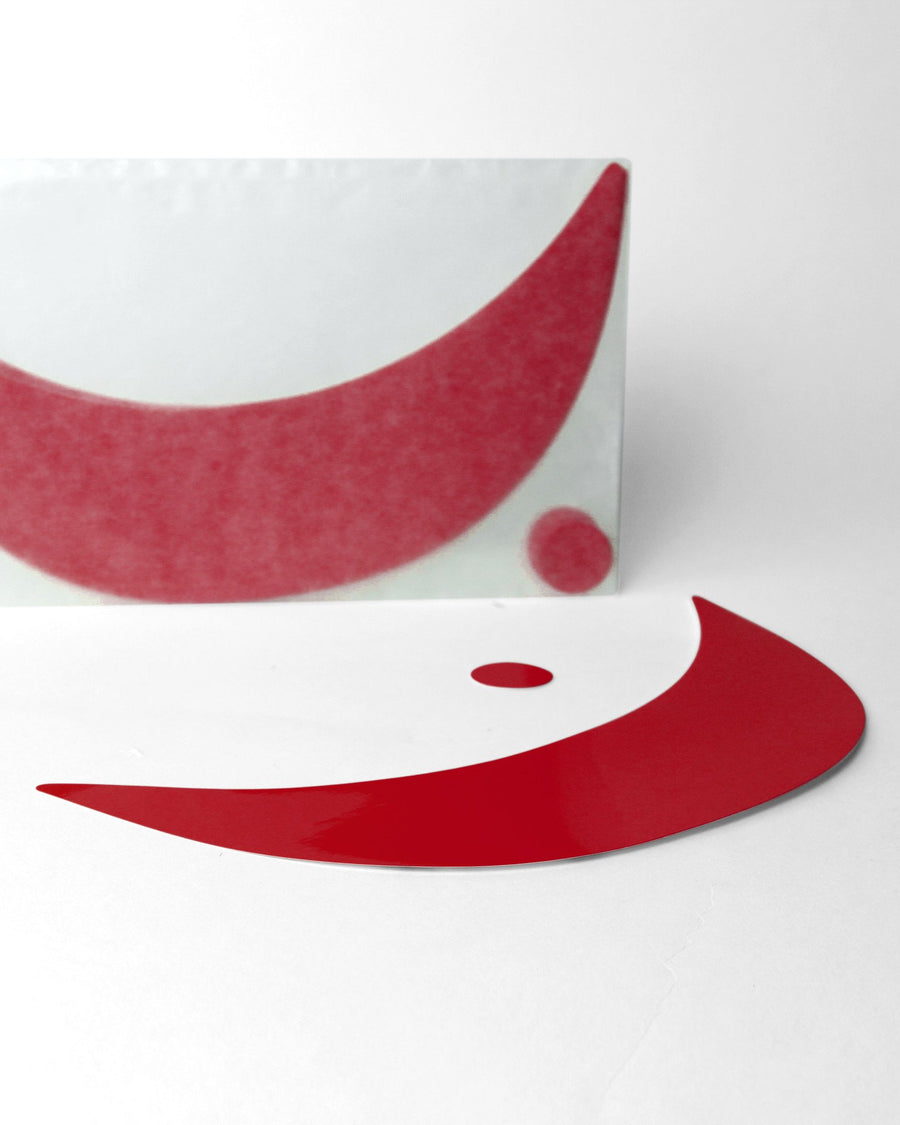 Diamond Pride "Helm Visor & Button" Decals - 10er Set, maroon-rot-DIAMOND PRIDE