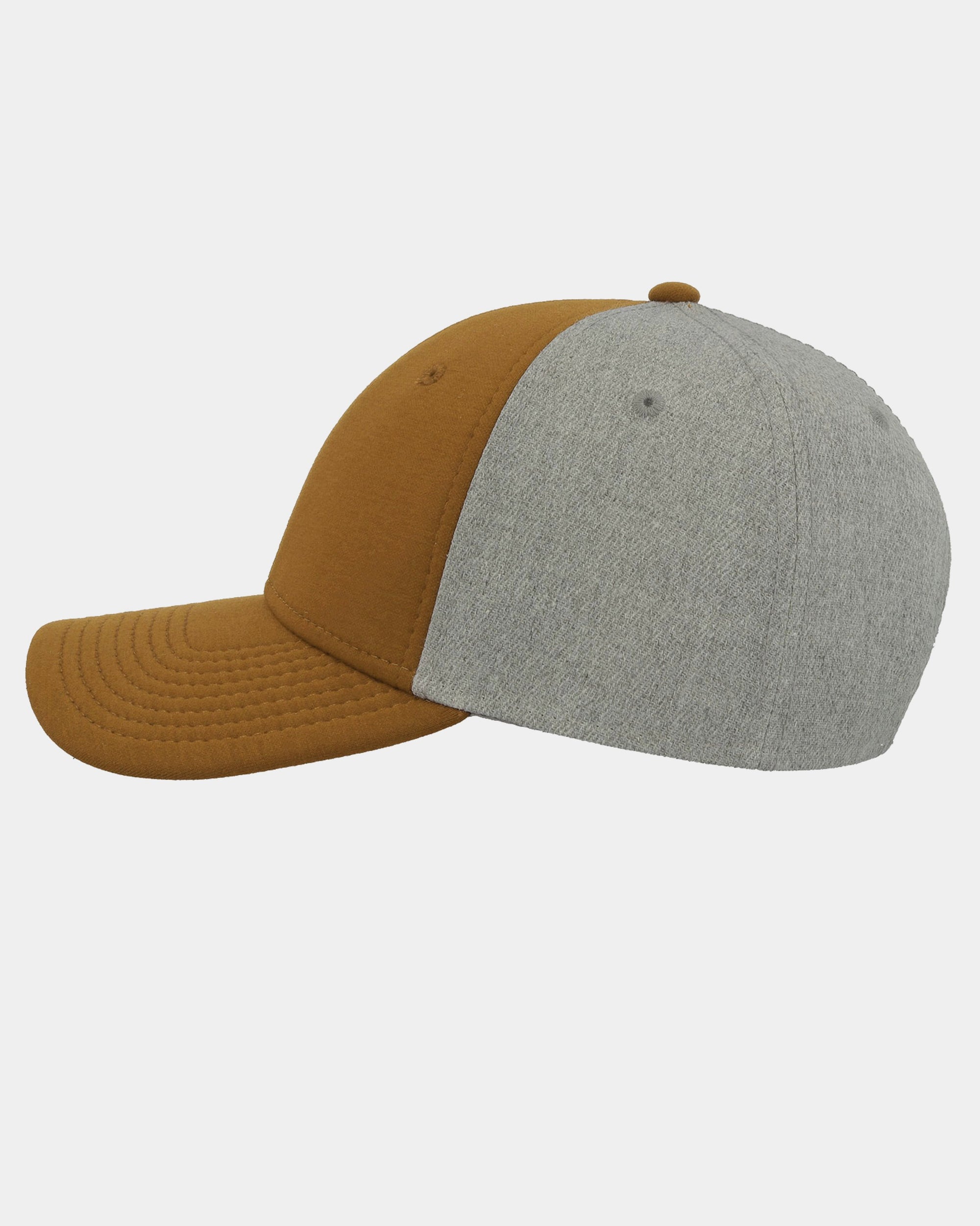 Diamond Pride Premium Contrast Snapback Cap, heather grau-orange-DIAMOND PRIDE