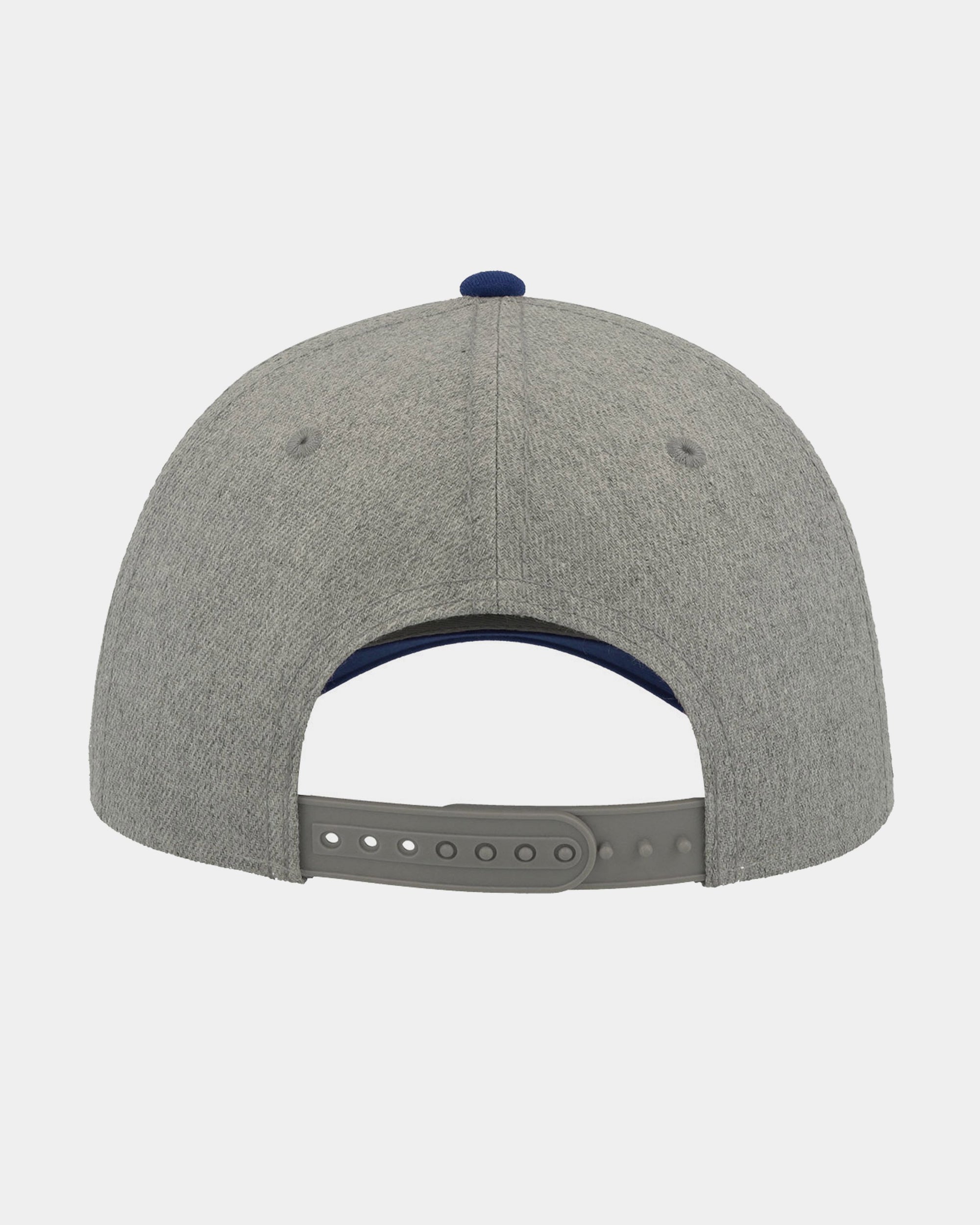 Diamond Pride Premium Contrast Snapback Cap, heather grau-royal blau-DIAMOND PRIDE